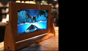 Moving Sand Art Picture - Wood Frame