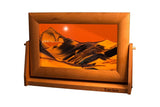 Exotic Sands - Falling Sands - Large Cherry Wood - Sunset Orange Liquid - Home Decor