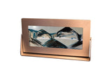 Exotic Sands - Moving Sand Art Picture Frame- Medium Silver Aluminum Frame - Arctic Clear Liquid - POP Art